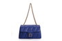 Lucky Bees Bolso de Hombro Azul Saxón